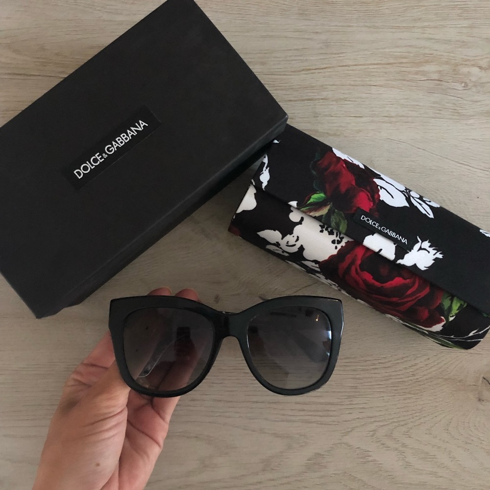 Dolce & Gabbana DNA Retro Acetate Frame Sunglasses